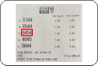 Winning Ticket Toto 4D Special Prize - 29 november 2025